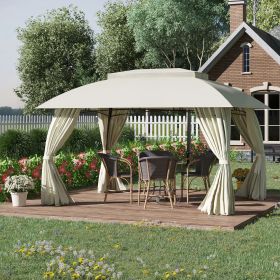 10' x 13' Outdoor Gazebo Patio Gazebo Canopy (Option: Beige-2250x410x220 mm)